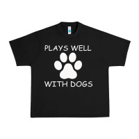 Black Plays Well With Dogs Urban Heavy Tee - Bettercallsaul