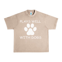 French Oak Plays Well With Dogs Urban Heavy Tee - Bettercallsaul