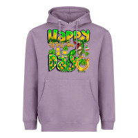 Lavender Happy St Patricks Rex Day Heavyweight Hoodie - CowhideDigitalArt