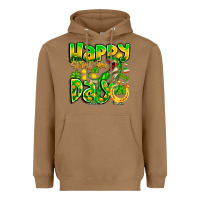 Toasted Coconut Happy St Patricks Rex Day Heavyweight Hoodie - CowhideDigitalArt