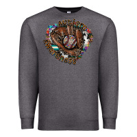 Charcoal Heather Autism Awareness Baseball Premium Sweatshirt - CowhideDigitalArt