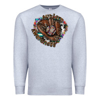 Heather Grey Autism Awareness Baseball Premium Sweatshirt - CowhideDigitalArt