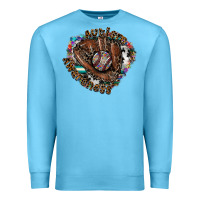 Ocean Blue Autism Awareness Baseball Premium Sweatshirt - CowhideDigitalArt