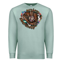 Seafoam Autism Awareness Baseball Premium Sweatshirt - CowhideDigitalArt
