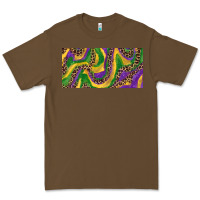 Cacao Mardi gras colors with leopard Premium Tee - RanaPortraitStore