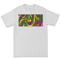 Dove Grey Mardi gras colors with leopard Premium Tee - RanaPortraitStore