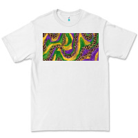 White Mardi gras colors with leopard Premium Tee - RanaPortraitStore