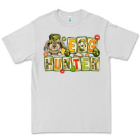 Dove Grey Egg hunter with camouflage plate letters Premium Tee - NancyCooperArtShop