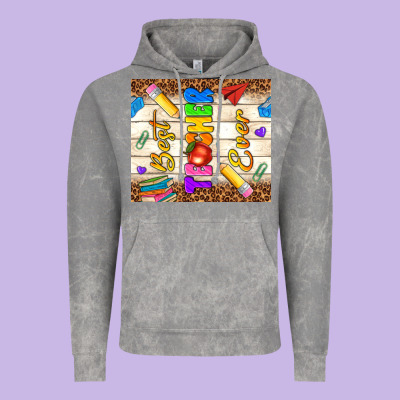 Best Teacher Ever Vintage Hoodie Designed By Nancycooperartshop