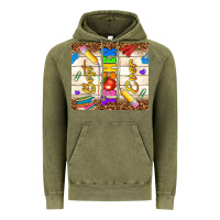 Vintage Olive best teacher ever Vintage Hoodie - NancyCooperArtShop