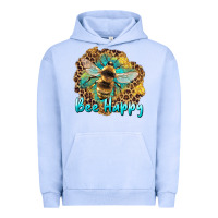 Pigment Grape Ice bee happy Urban Hoodie - Artiststas
