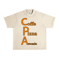 Sandshell coffe pizza avocado Urban Heavy Tee - Bettercallsaul