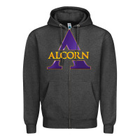 Charcoal Heather alcorn Zipper Hoodie - tuanDangUi