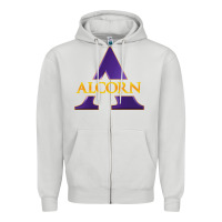 Dove Grey alcorn Zipper Hoodie - tuanDangUi
