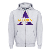 Heather Grey alcorn Zipper Hoodie - tuanDangUi