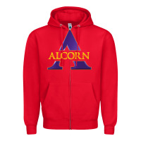 Red alcorn Zipper Hoodie - tuanDangUi
