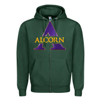 Sports Green alcorn Zipper Hoodie - tuanDangUi