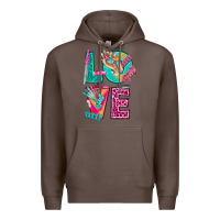 Coffee love with nail elements bbs Premium Hoodie - BundleAndBundleShop