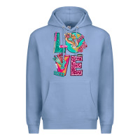 Colony Blue love with nail elements bbs Premium Hoodie - BundleAndBundleShop