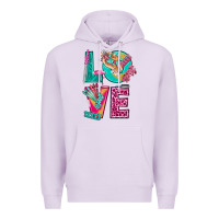 Lilac love with nail elements bbs Premium Hoodie - BundleAndBundleShop