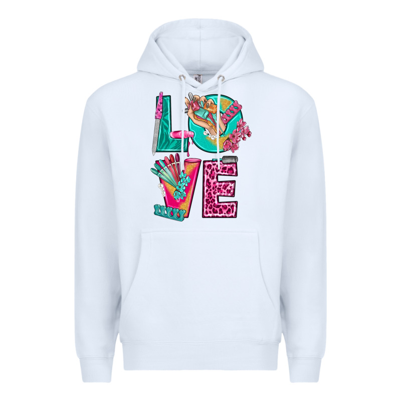 Love With Nail Elements Bbs Premium Hoodie by BundleAndBundleShop | Teevron