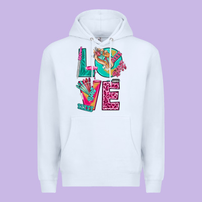 Love With Nail Elements Bbs Premium Hoodie Designed By Bundleandbundleshop