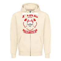 Sandshell fire captain firefighter fireman job Zipper Hoodie - tuanDangUi