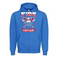 True Royal fire captain firefighter fireman job Zipper Hoodie - tuanDangUi