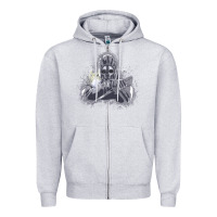 Heather Grey dishonored   corvo Zipper Hoodie - tuanDangUi