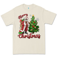 Bone Merry Christmas Black Santa Premium Tee - MaliasSmallBusiness