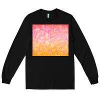 Black orange pink ombre glitter Long Sleeve Tee - TumblerDesignByShophia
