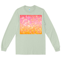 Matcha orange pink ombre glitter Long Sleeve Tee - TumblerDesignByShophia