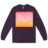 Plum orange pink ombre glitter Long Sleeve Tee - TumblerDesignByShophia