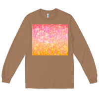 Toasted Coconut orange pink ombre glitter Long Sleeve Tee - TumblerDesignByShophia