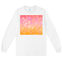 White orange pink ombre glitter Long Sleeve Tee - TumblerDesignByShophia