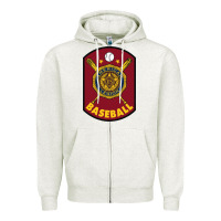 Oatmeal Heather american legion baseball Zipper Hoodie - tuanDangUi