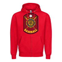 Red american legion baseball Zipper Hoodie - tuanDangUi