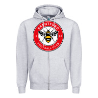 Heather Grey brentford Zipper Hoodie - tuanDangUi