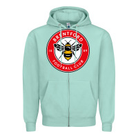 Seafoam brentford Zipper Hoodie - tuanDangUi