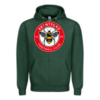Sports Green brentford Zipper Hoodie - tuanDangUi