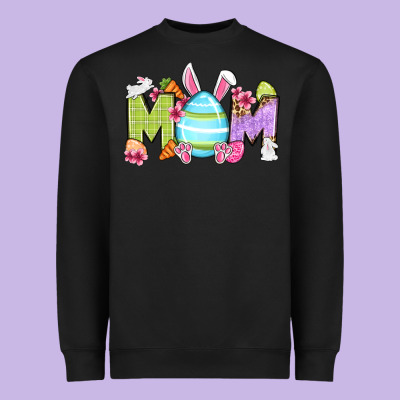 Easter Mom Heavyweight Sweatshirt Designed By Oliviacreatesart