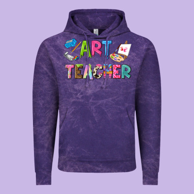 Art Teacher Vintage Hoodie Designed By Nancycooperartshop