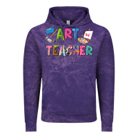 Cloud Purple art teacher Vintage Hoodie - NancyCooperArtShop