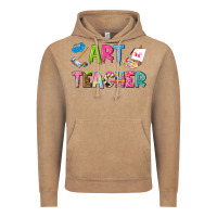 Vintage Coffee art teacher Vintage Hoodie - NancyCooperArtShop