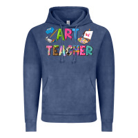 Vintage Denim art teacher Vintage Hoodie - NancyCooperArtShop