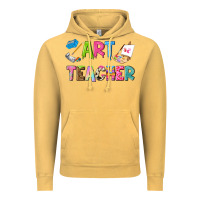 Vintage Mustard art teacher Vintage Hoodie - NancyCooperArtShop