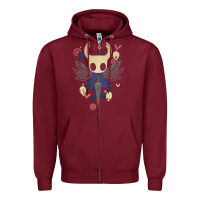 Burgundy awesome pursuing lofty mysterious quest hollow kni Zipper Hoodie - tuanDangUi