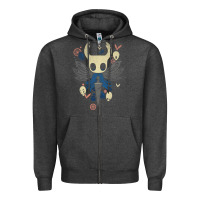 Charcoal Heather awesome pursuing lofty mysterious quest hollow kni Zipper Hoodie - tuanDangUi