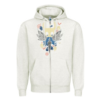Oatmeal Heather awesome pursuing lofty mysterious quest hollow kni Zipper Hoodie - tuanDangUi