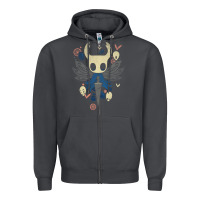 Smoke awesome pursuing lofty mysterious quest hollow kni Zipper Hoodie - tuanDangUi